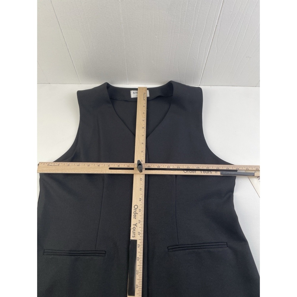 Vintage Alfred Dunner Dress Size‎ 14 Sleeveless Black Button Made in U.S.A. - Picture 7 of 10